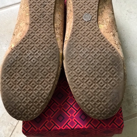 Tory Burch - Reva Cork Flats 8M - Picture 2 of 4